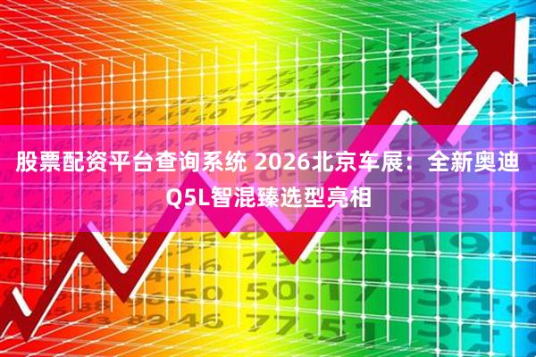 股票配资平台查询系统 2026北京车展：全新奥迪Q5L智混臻选型亮相